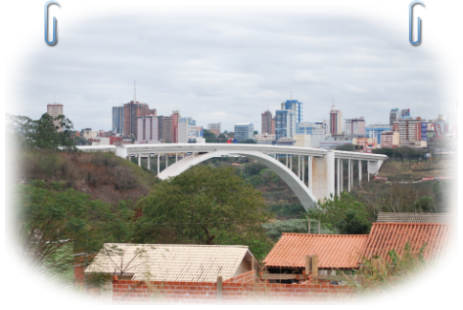 Sicht auf Paraguay Cuidad de Este